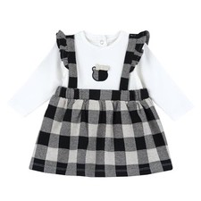 Chicco Vestito A Maniche Lunghe, Vestito Casual Bimba 0-24, Bianco, 0 Mesi-0 mes