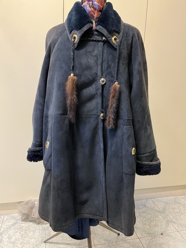 Montone blu shearling - montone,