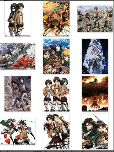 Attack titan poster - on, 12