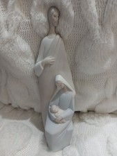 Statuina Natività 9" Famiglia Llandro Giuseppe Maria e Gesù Bambino