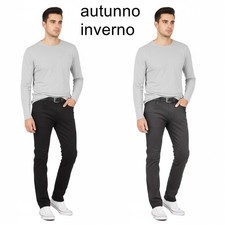 Pantaloni Jeans Uomo Slim Fit