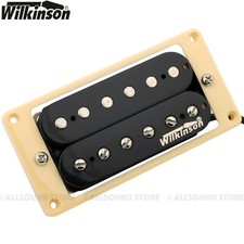 Wilkinson MWHB 'HOT' Humbucker Pickup Collo o Ponte NERO con Anello CREMA