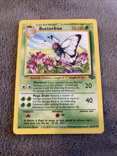 Carte pokemon butterfree - pokemon,