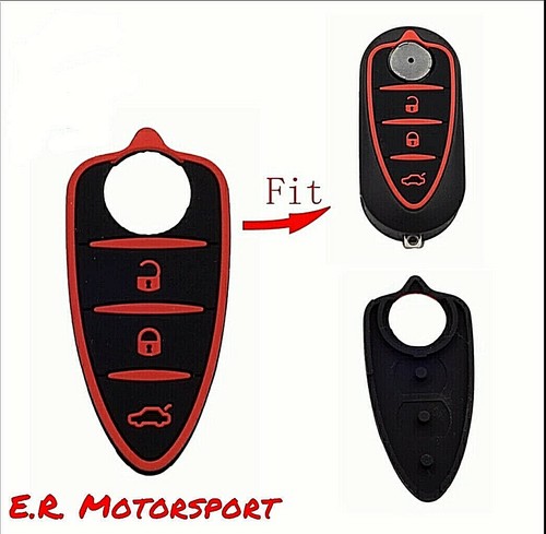 Cover black red silicone - in,