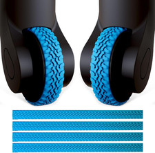 Coperture per Valigie,4 Pezzi Blu Protezioni Ruote Bagagli Trolley Silenzioso Ri