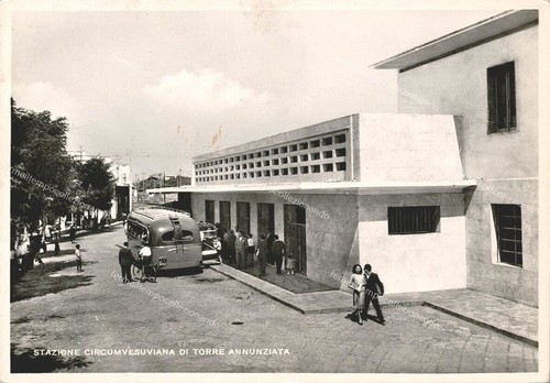 Da1228 cartolina stazione - cartolina,