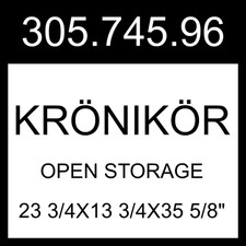 IKEA KRONIKOR KRÖNIKÖR Portaoggetti aperto Rosso 23 3/4x13 3/4x35 5/8" 305.745.96