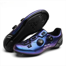 Scarpe Ciclismo Tacchetto Antiscivolo Uomo Mountain Bike Scarpe Strada Bici Sneakers