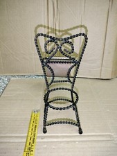 Raro E Particolare Souvenir in Ferro Vintage Sedia Porta Bigliettini Da Visita