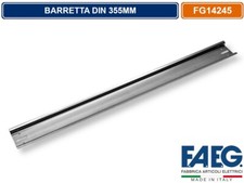 BINARIO GUIDA DIN OMEGA 355MM IN METALLO ZINCATO PER CENTRALINI 18-36 MODULI