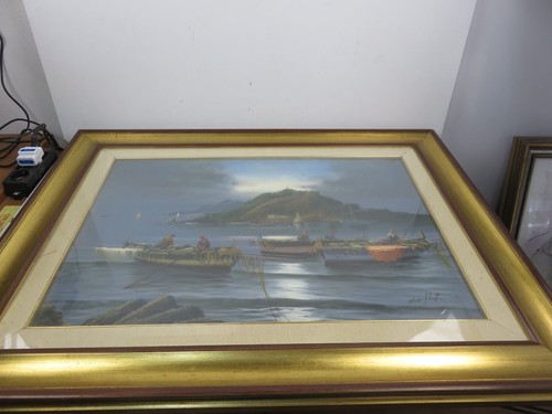 Vecchio quadro dipinto mano - vecchio,