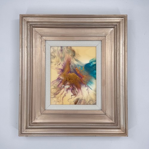 Quadro arte fluida astratta