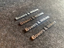 4 adesivi altoparlanti Bowers