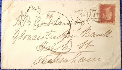 Galles 1860 lettera one penny - lettera,