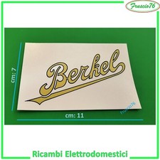 Firma per Affettatrice Scritta Berkel Grande Decalcomania Colore ORO NO ADESIVO