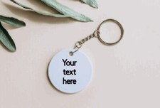 Custom Design or Logo Keyring