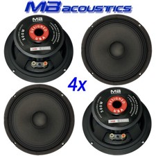 4x  MB Acoustics 8" Midrange