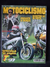 MOTOCICLISMO 7 1997 Ducati 748SP Honda CBR 600F Suzuki GSX-R 600 [G67-6]