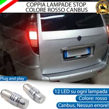 COPPIA LAMPADE LED STOP CANBUS POSTERIORI PER LANCIA PHEDRA ROSSO CANBUS