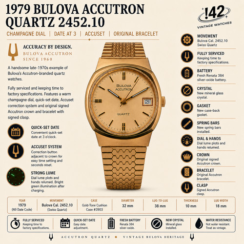 Bracciale bulova accutron - bulova,