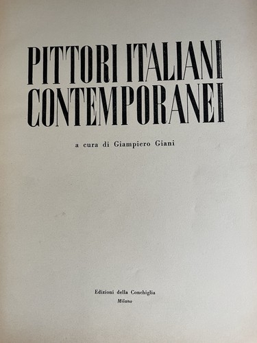 Libro pittori italiani - libro,