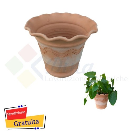 Vaso terracotta fatto - fatto, a