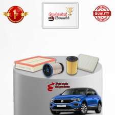 KIT TAGLIANDO 4 FILTRI xVW T-ROC 1.6 TDI 85KW 116CV DAL 2018 ->