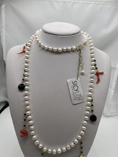 Collana Corallo Perle Onice