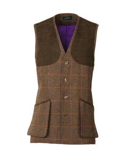 Gilet tweed laksen grouse - laksen,