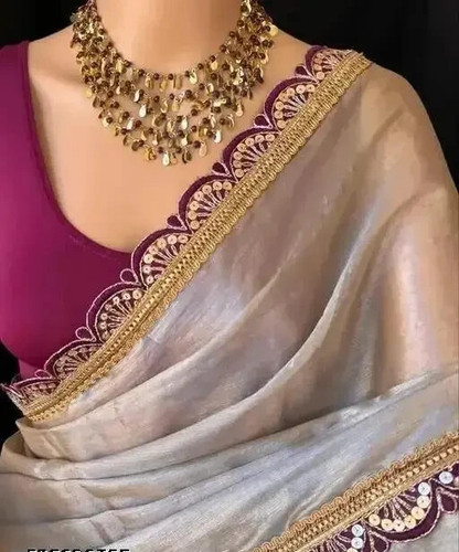 Elegante sari organza - sari, con