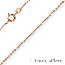 1,1mm Catena Ancora 585 Oro