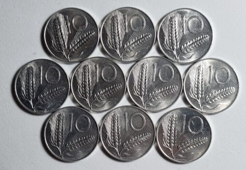 Lire 1976 lotto 10 monete - 1976,