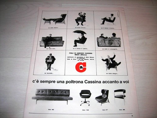Cassina poltrone 1963 - cassina,