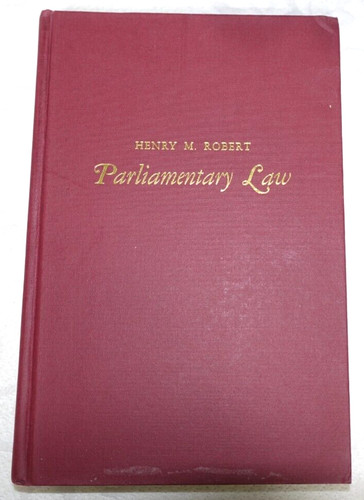 Parliamentary law henry - by,