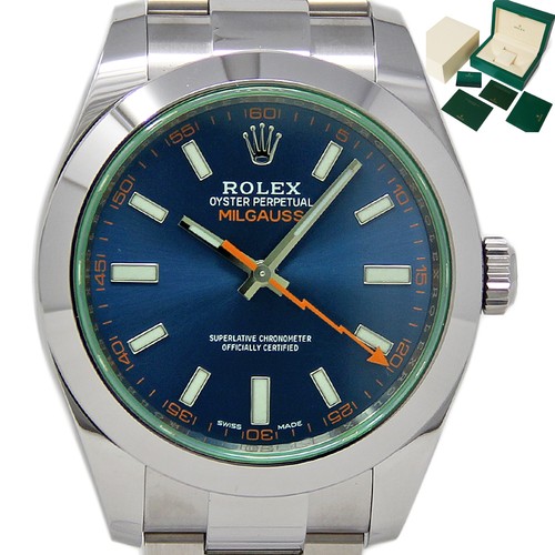Rolex new milgauss 116400gv - new,