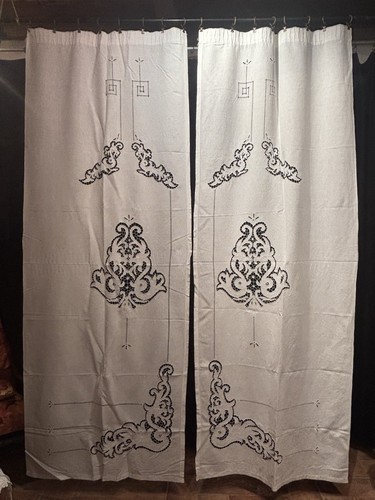 Antichi tendoni tende coppia - tendoni,