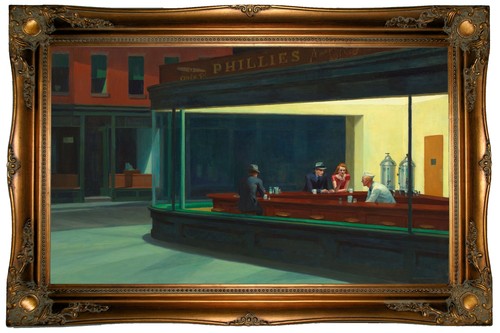 Hopper nighthawks scena - hopper,