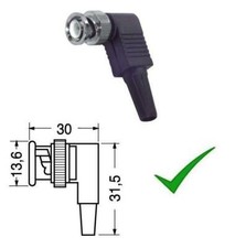 Connettore BNC 90° Angolo