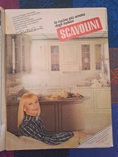 Clipping 1986 Raffaella Carra Advertising Scavolini Cucina 