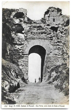 CARTOLINA DI NAPOLI ,POZZUOLI - ARCO FELICE - SULLA STRADA DA CUMA A POZZUOLI