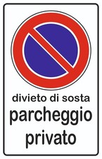 CARTELLO SEGNALETICO - DIVIETO