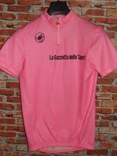 ROSA GIRO CASTELLI MAGLIA BICI CICLISMO SHIRT MAILLOT CYCLISM tg. L
