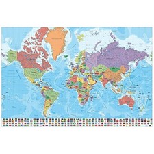 Cartina Geografica Europa 61 x