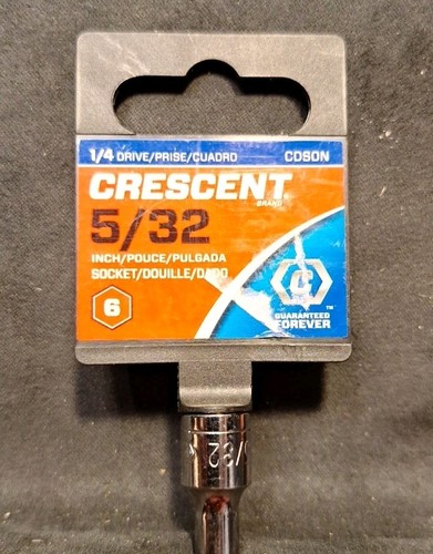 Crescent socket 4 drive - socket, 1/4
