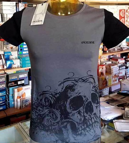 Shirt uomo angel devil - t-shirt,
