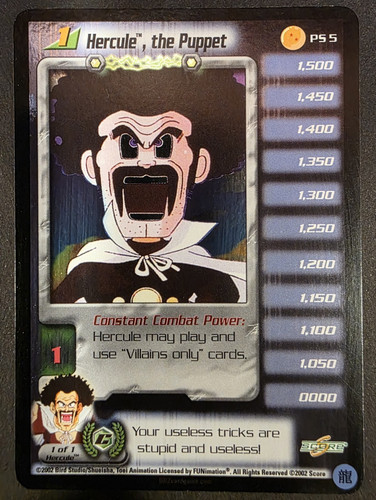 Score 2002 dragon ball tcg - dragon, z