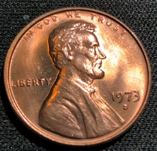 1973 penny cent unc - 1973,