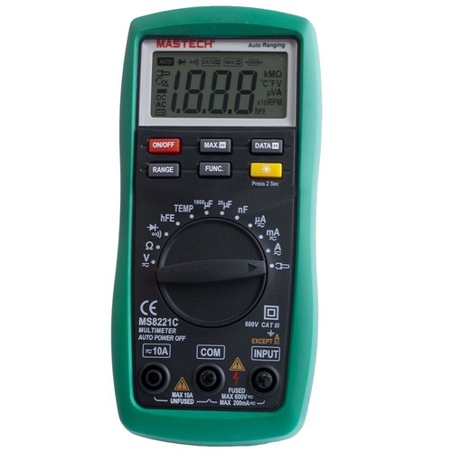 Ms8221c mastech multimetro - ms8221c,