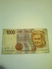 Banconota 1000 Lire Montessori