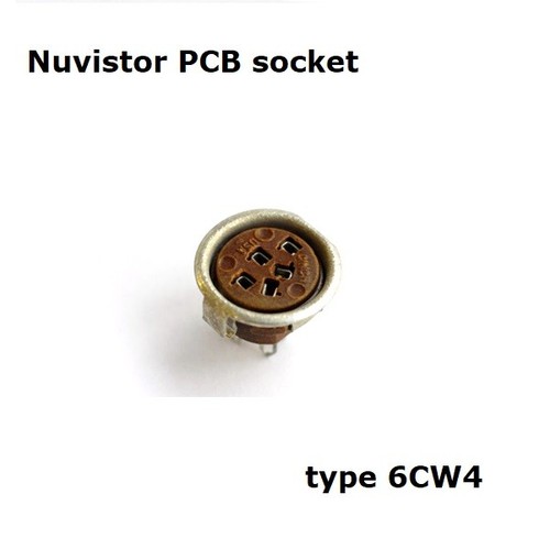 Zoccolo pin per - pin, nuvistor